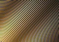 Golden Circular Striped Pattern Background