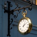 Golden clock