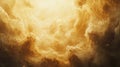 Golden Cloudscape A Celestial Abstract Artwork Royalty Free Stock Photo