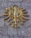 Golden coat of arms in Innsbruck