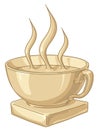 Golden Coffee Cup