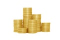 Golden coins Royalty Free Stock Photo