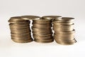 Golden coins Royalty Free Stock Photo