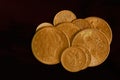 Golden coins collection Royalty Free Stock Photo