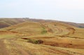 Small winding hills, landscape