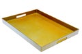 Golden Color Isolated Tray