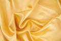 Golden color silk texture background
