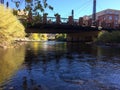 Downtown Golden Colorado Bridge