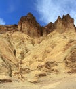 Death Valley National Park, Barren Desert Landscape of Golden Canyon, California, USA Royalty Free Stock Photo
