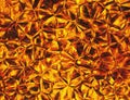 Golden colored relief crystal fire backgrounds Royalty Free Stock Photo