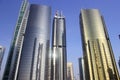 Golden colour tower in dubai