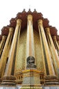 Golden columns at Wat Phra Kaew