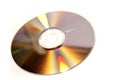 Golden Compact Disc Royalty Free Stock Photo