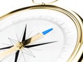 Golden compass Royalty Free Stock Photo