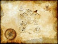 Map of pirate island