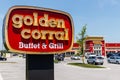 Ft. Wayne - Circa June 2018: Golden Corral Buffet and Grill. Golden Corral serves many free meals to active duty and veterans I