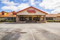 Golden Corral building entrance front view