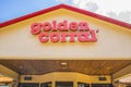 Golden Corral building entrance sign