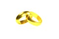 Golden couple rings