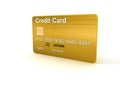 Golden credit card