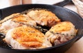 Golden crisp chicken thighs with herbs and spices