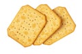 Golden crispy crackers