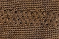 Golden crochet structure Royalty Free Stock Photo