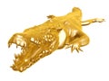 Golden crocodile