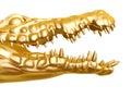 Golden crocodile