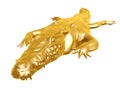 Golden crocodile