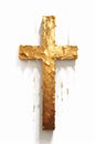 Golden_cross_1696419633713_1 Royalty Free Stock Photo