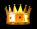Golden crown Royalty Free Stock Photo