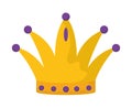 golden crown design Royalty Free Stock Photo