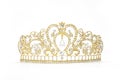 Golden crown on a white background Royalty Free Stock Photo