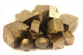 Golden cubes Royalty Free Stock Photo