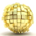 Golden cubic sphere