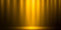 golden curtain abstract background empty stage spotlight for displaying products Royalty Free Stock Photo