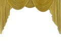 Golden curtain Royalty Free Stock Photo