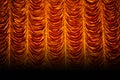 Golden curtains Royalty Free Stock Photo