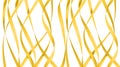 GOLDEN CUT PAPER SHAPE WITH TWISTED PATTERN