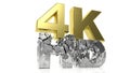 Golden 3D 4K and silver cracked HD