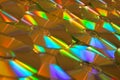 Golden Data CDs or DVDs Background Royalty Free Stock Photo