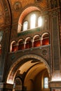 Golden decorated church wall