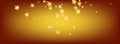 Golden Decoration Stars Vector Brown Background Royalty Free Stock Photo