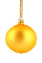 Golden decorative Christmas