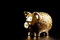 Golden Decorative Piggybank