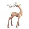 Golden Deer Statue Royalty Free Stock Photo