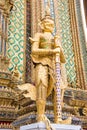 The golden demon guardian at Wat Ph