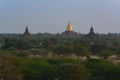 Golden Dhammayazika Pagoda at dawn in Bagan Archaeological Zone, Myanmar Royalty Free Stock Photo