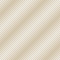 Golden diagonal halftone seamless pattern. White and gold vector texture of mesh Royalty Free Stock Photo